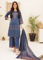 Dilkash By MTF Chikankari Embroidered Lawn Unstitched 3 Piece Suit - MTF24DL 05